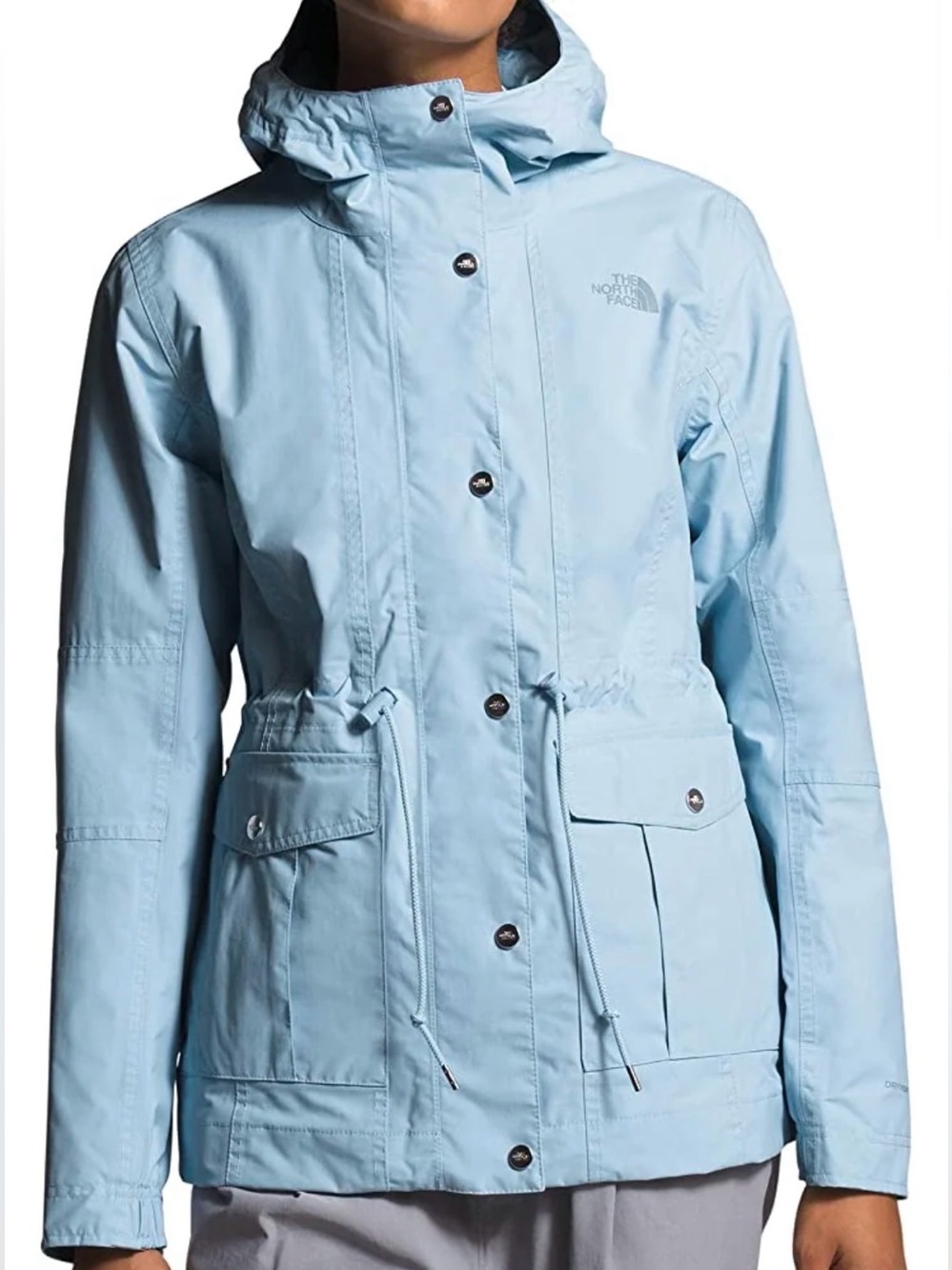 The North Face Women's Zoomie Jacket Light Blue NWOT Size M